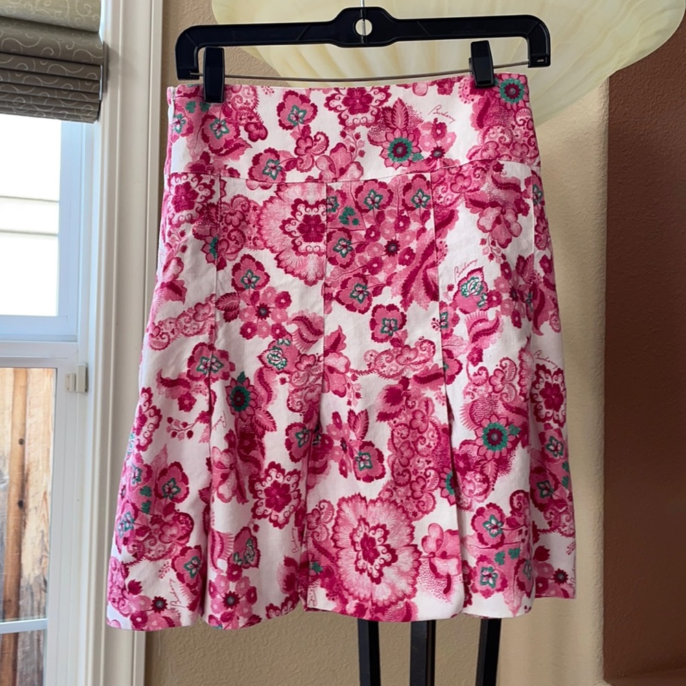 Beautiful Burberry flowers print split skit
